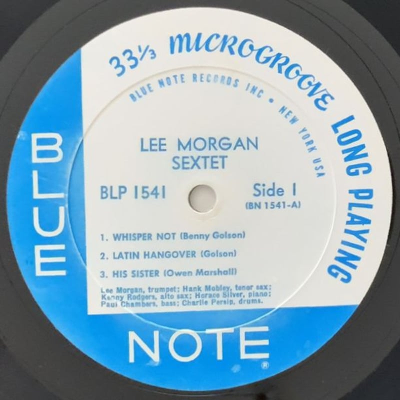 LEE MORGAN - Vol.2 (BLUE NOTE BLP1541) New York