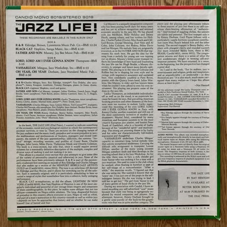 V.A.(Charles Mingus, Kenny Dorham, Lightnin' Hopkins, etc.) - Jazz Life! (CANDID CJM8019)