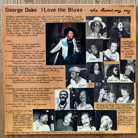 GEORGE DUKE - I Love The Blues, She Heard My Cry (MPS/BASF 17 222700-6)
