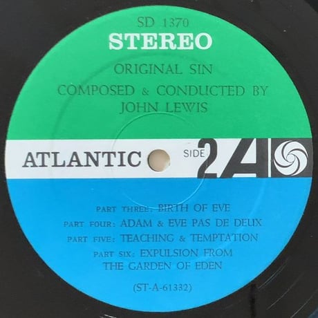 JOHN LEWIS - Original Sin (ATLANTIC SD1370)