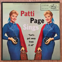 PATTI PAGE - Sings "Let's Get Away from It All" (MERCURY MG20387)