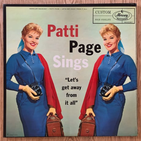 PATTI PAGE - Sings "Let's Get Away from It All" (MERCURY MG20387)