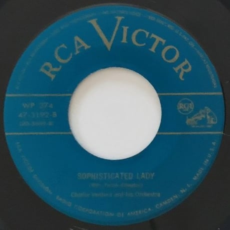 CHARLIE VENTURA - Plays Duke Ellington for Dancing (RCA VICTOR WP274) 7inch BOX