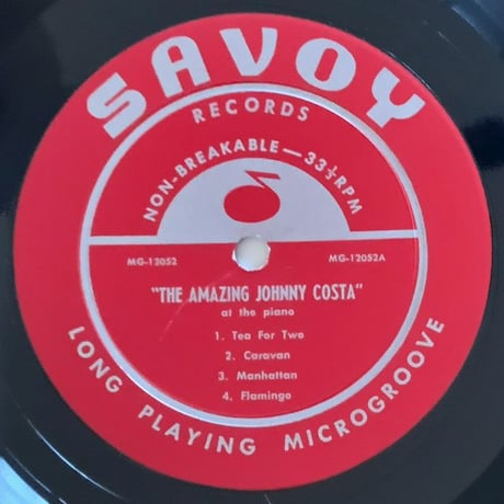 JOHNNY COSTA - The Amazing (SAVOY MG12052)