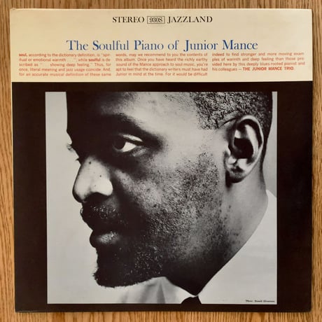 JUNIOR MANCE - The Soulful Piano of Junior Mance (JAZZLAND JLP930S)