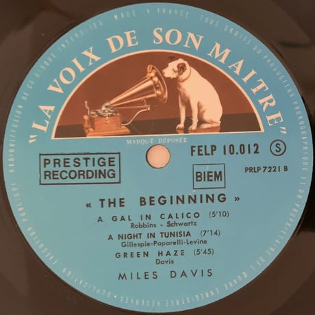 MILES DAVIS - The Beginning (LA VOIX DE SON MAITRE FELP10012)