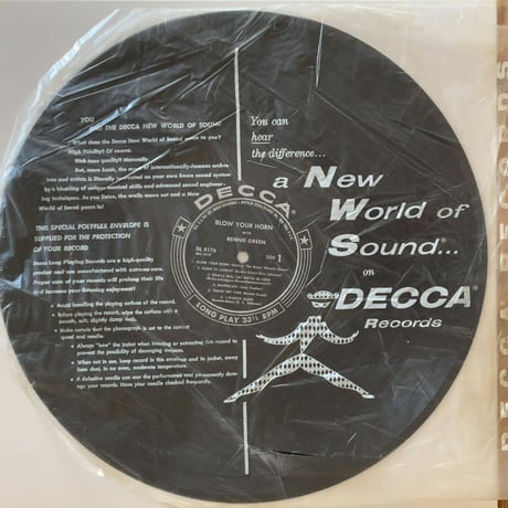 BENNIE GREEN / PAUL QUINICHETTE - Blow Your Horn (DECCA DL8176)