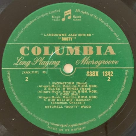 MITCHELL 'BOOTY' WOOD - Booty (COLUMBIA 33SX1342)