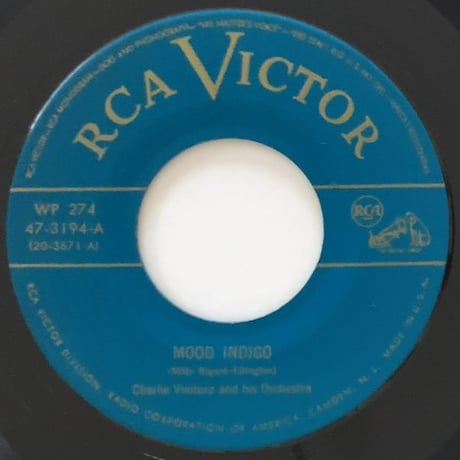 CHARLIE VENTURA - Plays Duke Ellington for Dancing (RCA VICTOR WP274) 7inch BOX