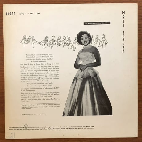 KAY STARR - Songs by Kay Starr (CAPITOL H-211)