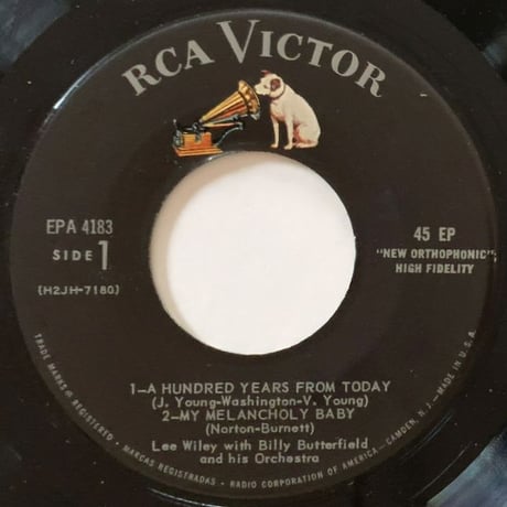 LEE WILEY - Lee and Billy (RCA VICTOR EPA-4183) 7inch EP