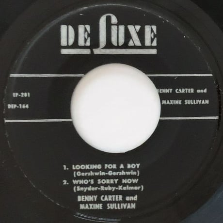 BENNY CARTER - Recorded 1943 (DELUXE DEP-281) 7inch EP