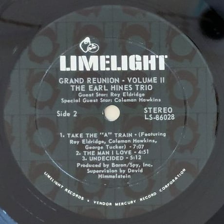 EARL HINES - Grand Reunion (LIMELIGHT LS86020)