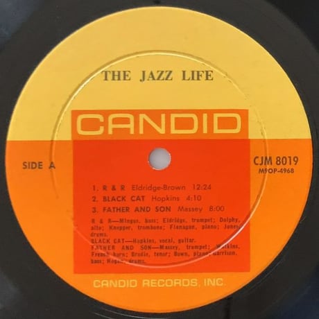 V.A.(Charles Mingus, Kenny Dorham, Lightnin' Hopkins, etc.) - Jazz Life! (CANDID CJM8019)