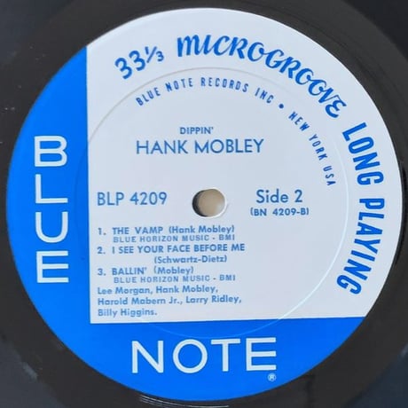 HANK MOBLEY - Dippin' (BLUE NOTE BLP4209)