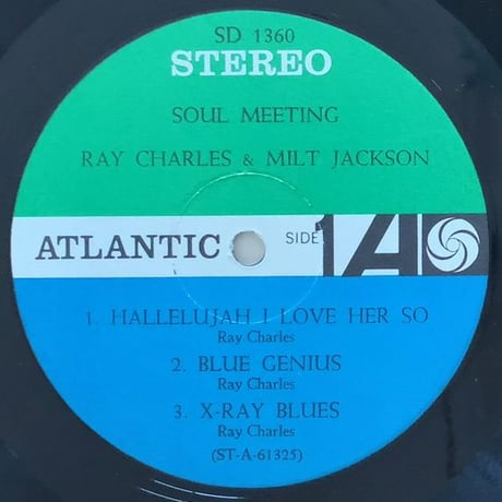 RAY CHARLES & MILT JACKSON - Soul Meeting (ATLANTIC SD1360)