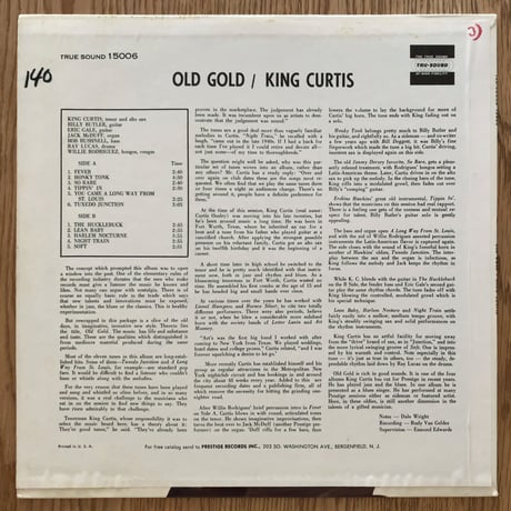 KING CURTIS - Old Gold (TRU-SOUNDTRU-15006)