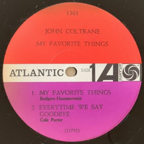 JOHN COLTRANE - My Favorite Things (ATLANTIC 1361)