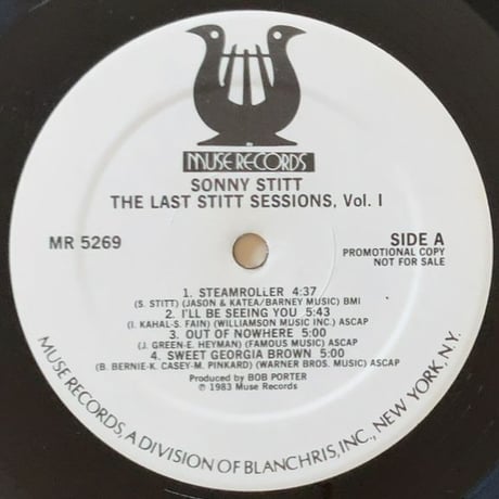 SONNY STITT - The Last Stitt Sessions, Vol.1 (MUSE MR5269)