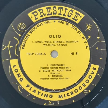 THAD JONES - Olio (PRESTIGE PRLP7084)