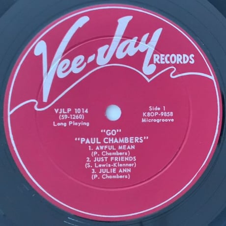 PAUL CHAMBERS - Go... (VEE JAY VJLP1014)