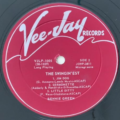 BENNIE GREEN - The Swingin'est (VEE JAY VJLP1005)