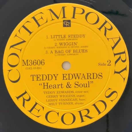 TEDDY EDWARDS - Heart & Soul (CONTEMPORARY M3606)