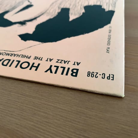 BILLIE HOLIDAY - at Jazz at The Philharmonic #1 (CLEF EPC-298) 7inch EP