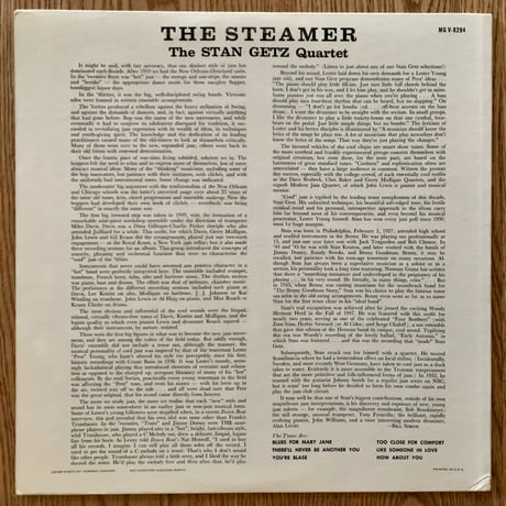 STAN GETZ - The Steamer (VERVE MGV-8294)