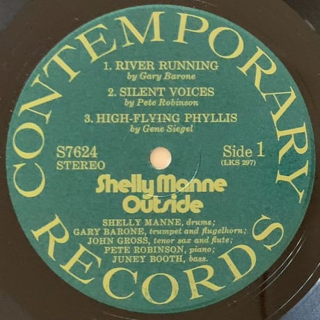 SHELLY MANNE - Outside (CONTEMPORARY S7624)