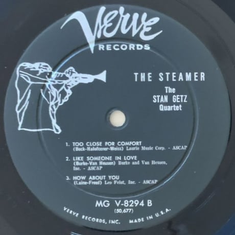 STAN GETZ - The Steamer (VERVE MGV-8294)