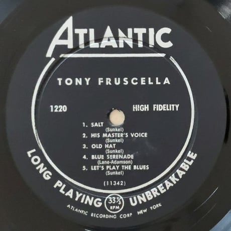 TONY FRUSCELLA - Tony Fruscella (ATLANTIC 1220)