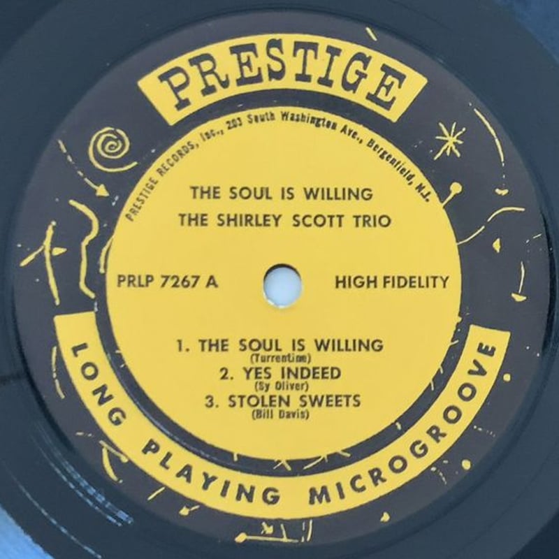SHIRLEY MARSHALL レコード SHIRLEY SCOTT - The Soul is Willing (PRESTIGE P