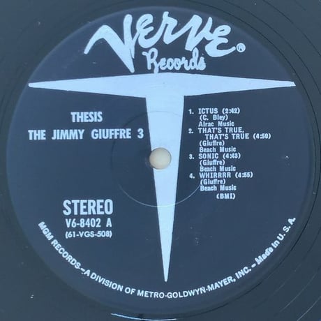 JIMMY GIUFFRE - Thesis (VERVE V6-8402)