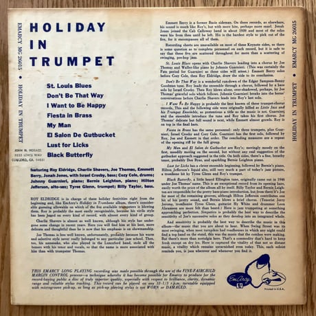 V.A. (Roy Eldridge, Charlie Shavers, Emmett Berry - Holiday in Trumpet (EMARCY MG26015)
