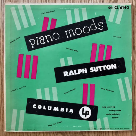 RALPH SUTTON - Piano Moods (COLUMBIA CL6140)