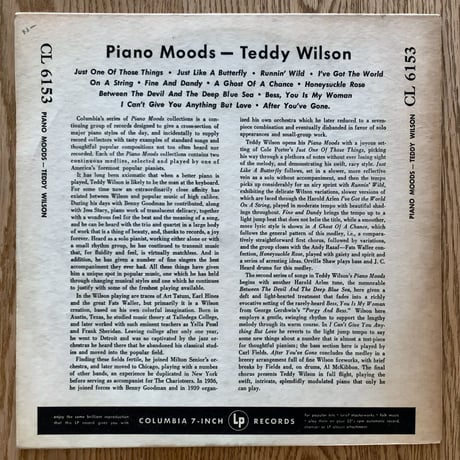 TEDDY WILSON - Piano Moods (COLUMBIA CL6153)