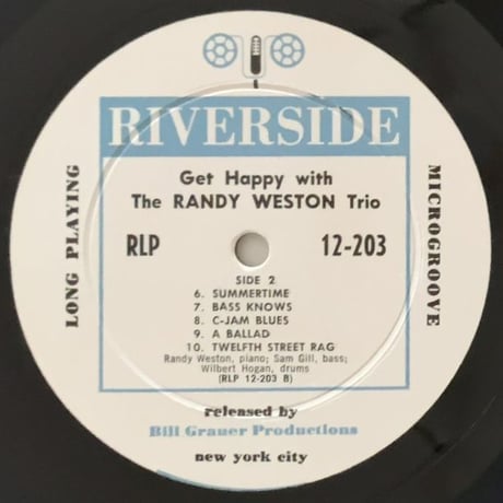 RANDY WESTON - Get Happy with (RIVERSIDE RLP12-203)