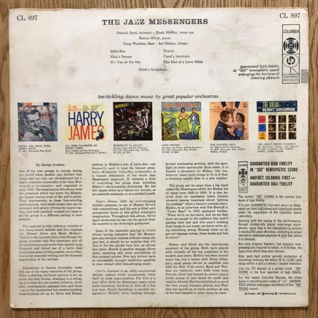 THE JAZZ MESSENGERS - The Jazz Messengers (COLUMBIA CL897)