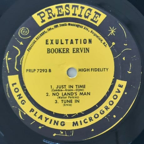 BOOKER ERVIN - Exultation (PRESTIGE PRLP7293)