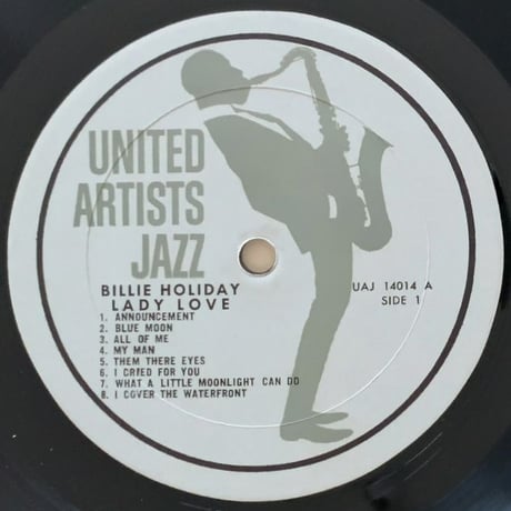 BILLIE HOLIDAY - Ladylove (UNITED ARTISTS UAJ14014)