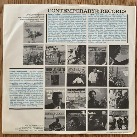SHELLY MANNE - Outside (CONTEMPORARY S7624)