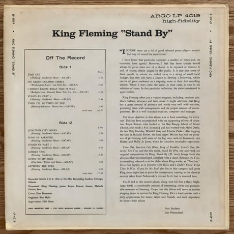 KING FLEMING - Stand By (ARGO LP4019)