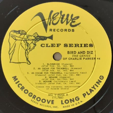 CHARLIE PARKER - Bird & Diz (VERVE MGV-8006)