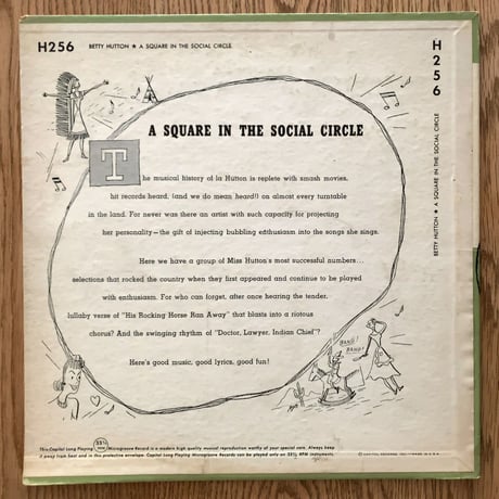 BETTY HUTTON - a Square in The Social Circle (CAPITOL H256)