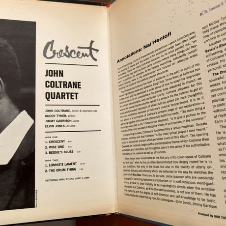 JOHN COLTRANE - Crescent (impulse! A-66)