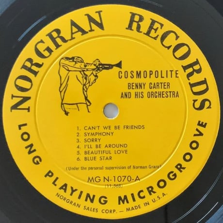 BENNY CARTER - Cosmopolite (NORGRAN MGN-1070)