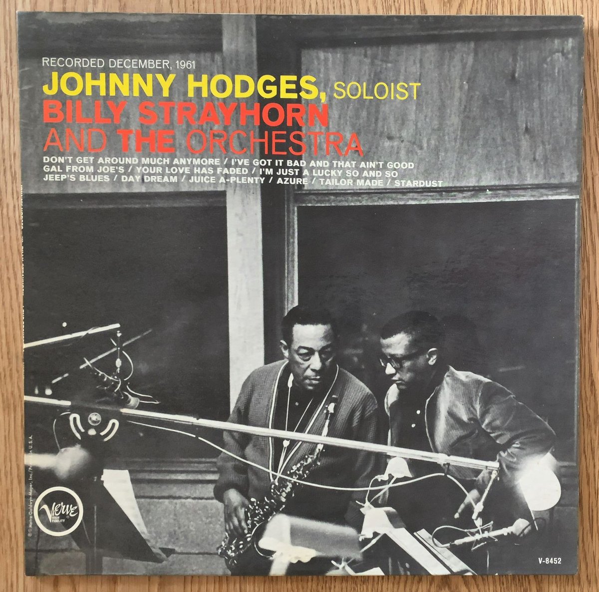 Johnny's - ri(12月中) JOHNNY HODGES - with Billy Strayhorn (VERVE V-8