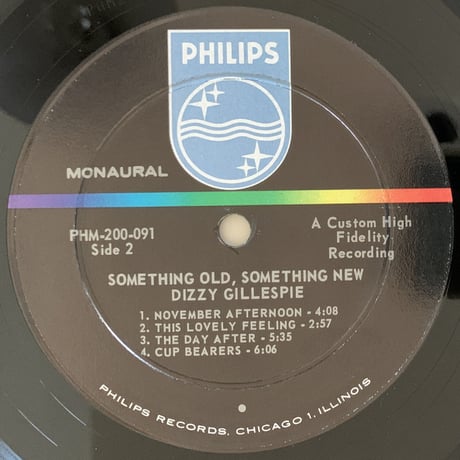 DIZZY GILLESPIE - Something Old Something New (PHILIPS PHM200-091)