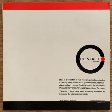 SHELLY MANNE - Shelly Manne & Co. (CONTACT CM-4)